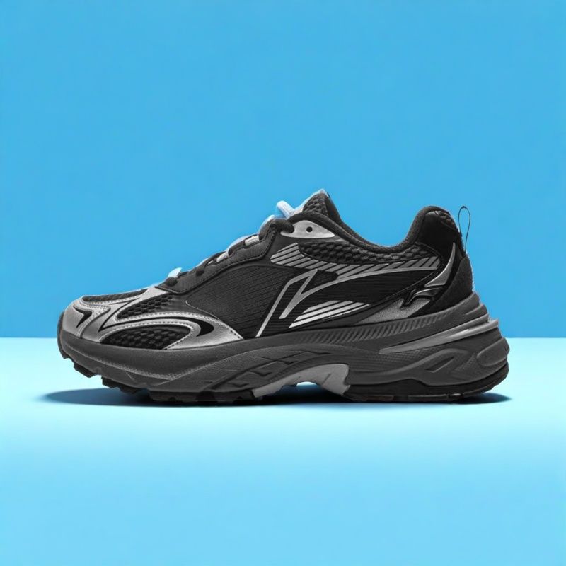 Li-Ning Retro Sports Commuting Breathable Low-Top Casual Shoes Men Sneakers AGCV275-4