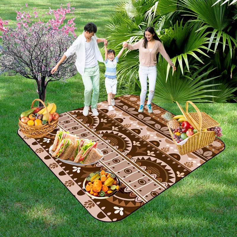 Picnic Blankets Extra Large, Waterproof Foldable Outdoor Beach Blanket,3-Layer Picnic Mat for Camping, Hiking, Travel, Park, Concerts