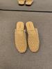 Summer Outer Wear Popular Mesh Woven Breathable Bag Head Half Slippers Women's 2025 New Versatile Outer Wear Fishing Net Sandals