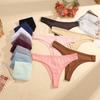 7PCS/Set G-string Cotton Women Lingerie Panties Thong Female Underwear Sexy Pantys Underpant Girl Intimates Thongs S-XL