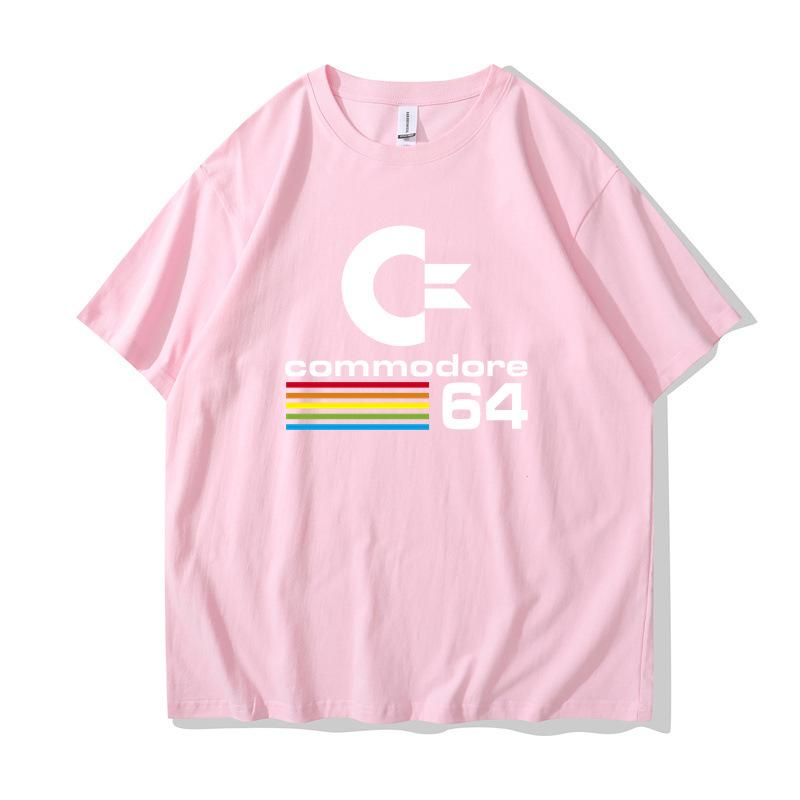 Spring and Summer's 2D Printed Round Neck Short Sleeved Men's and Women's T-shirts