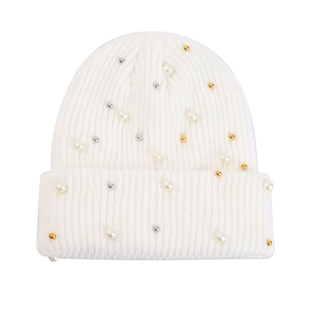 Knit Hat For Women Winter Pure Acrylic No Brim Beanie With Warmth And Sun Protection
