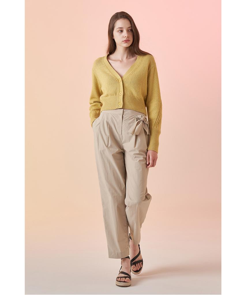 IOLO Women'S Ribbon Baggy Pants_Beige