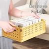 Foldable Multifunctional Storage Basket for Dorms - Organize Snacks, Cosmetics & More