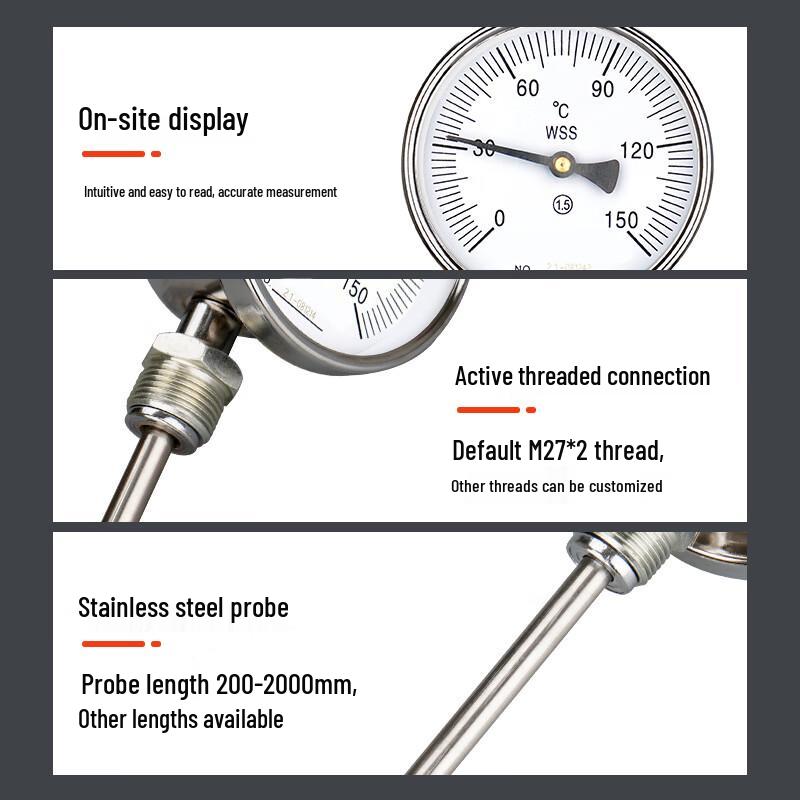 Industrial Bimetal Thermometer