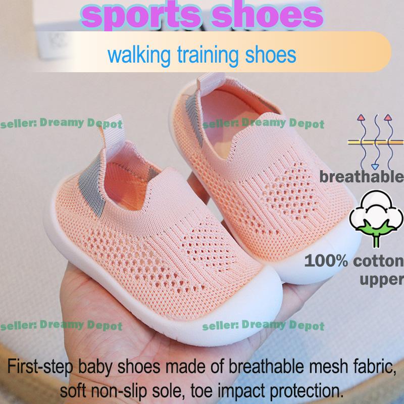 Summer Baby Walking Shoes Non slip Soft Soled Breathable Slip on for 1 3 Years Old Toddler Infant Indoor Floor Sneakers for Baby 13