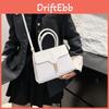 Sac de ville vintage élégant grande capacité Sac à bandoulière chic Sac à main bandoulière