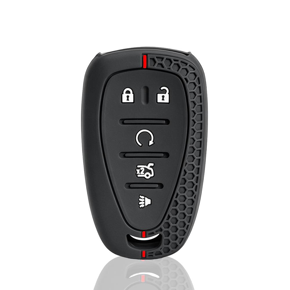 For Chevrolet Malibu Blazer Traverse Seeker Onix Equino Volt Bolt Trax Orlando Cruze Spark Sonic Silicone Car Key Case Cover