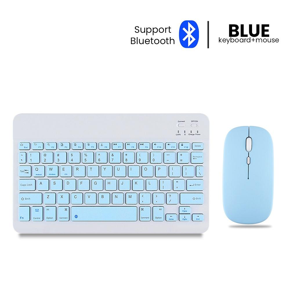 Office ABS 78keys Slim Portable Bluetooth Keyboard Mouse Combo for iPad Tablet Phone Laptop