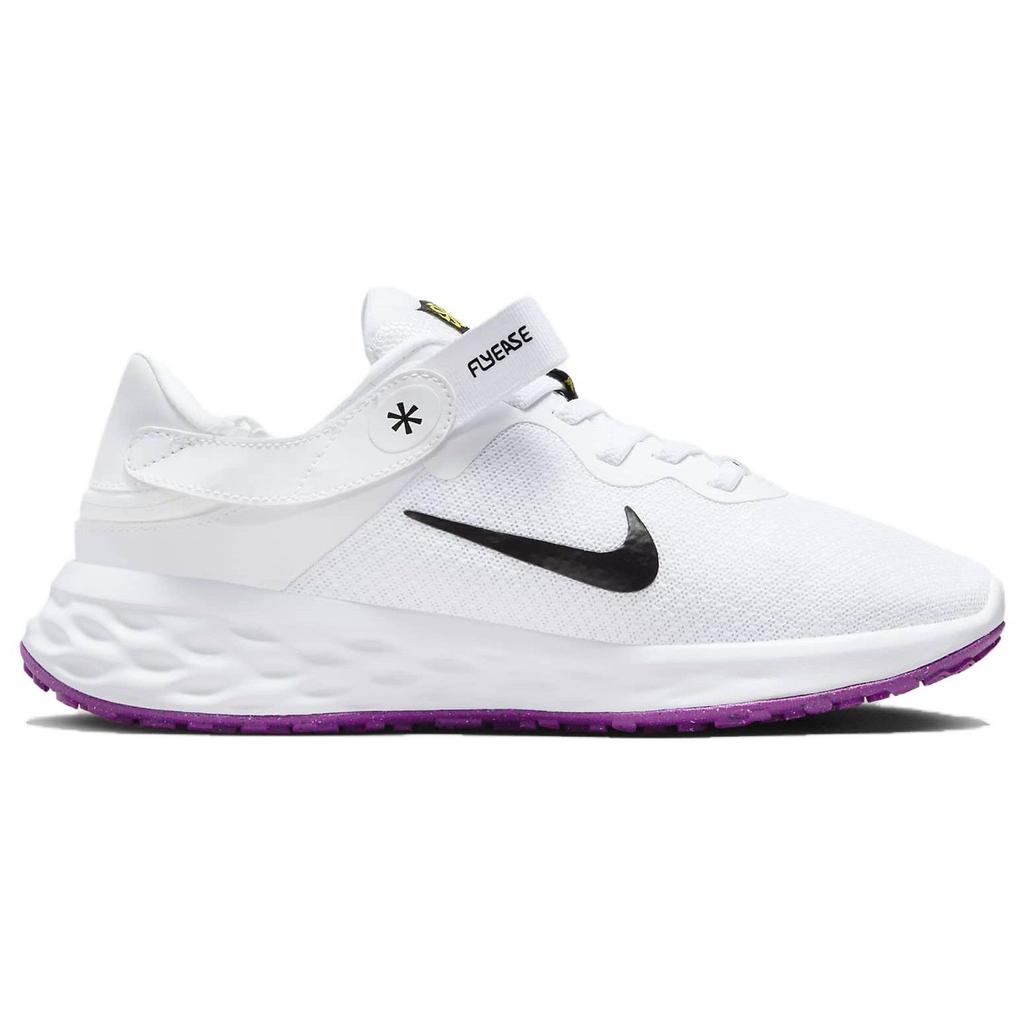 Nike Revolution 6 Non-Slip Shock Absorbing Low-Top Running Shoes Women sneaker White DC8998-101