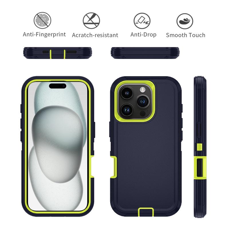 Armor Shockproof Defender Phone Case For iphone17 16 11 12 13 14 15 Pro Max X XS Hard PC+TPU Back Cover
