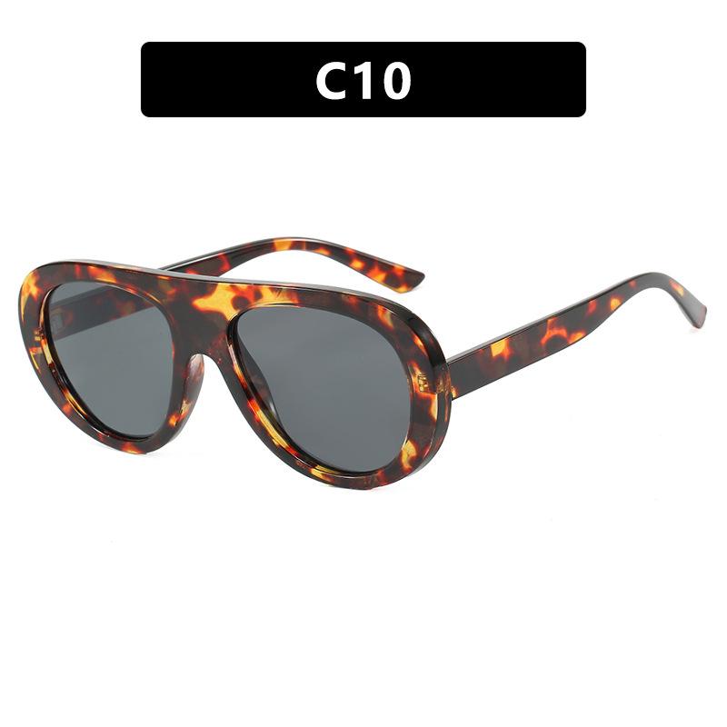 Small Frame Single Beam Toad Sunglasses Retro Sunglasses Sunglasses Ladies