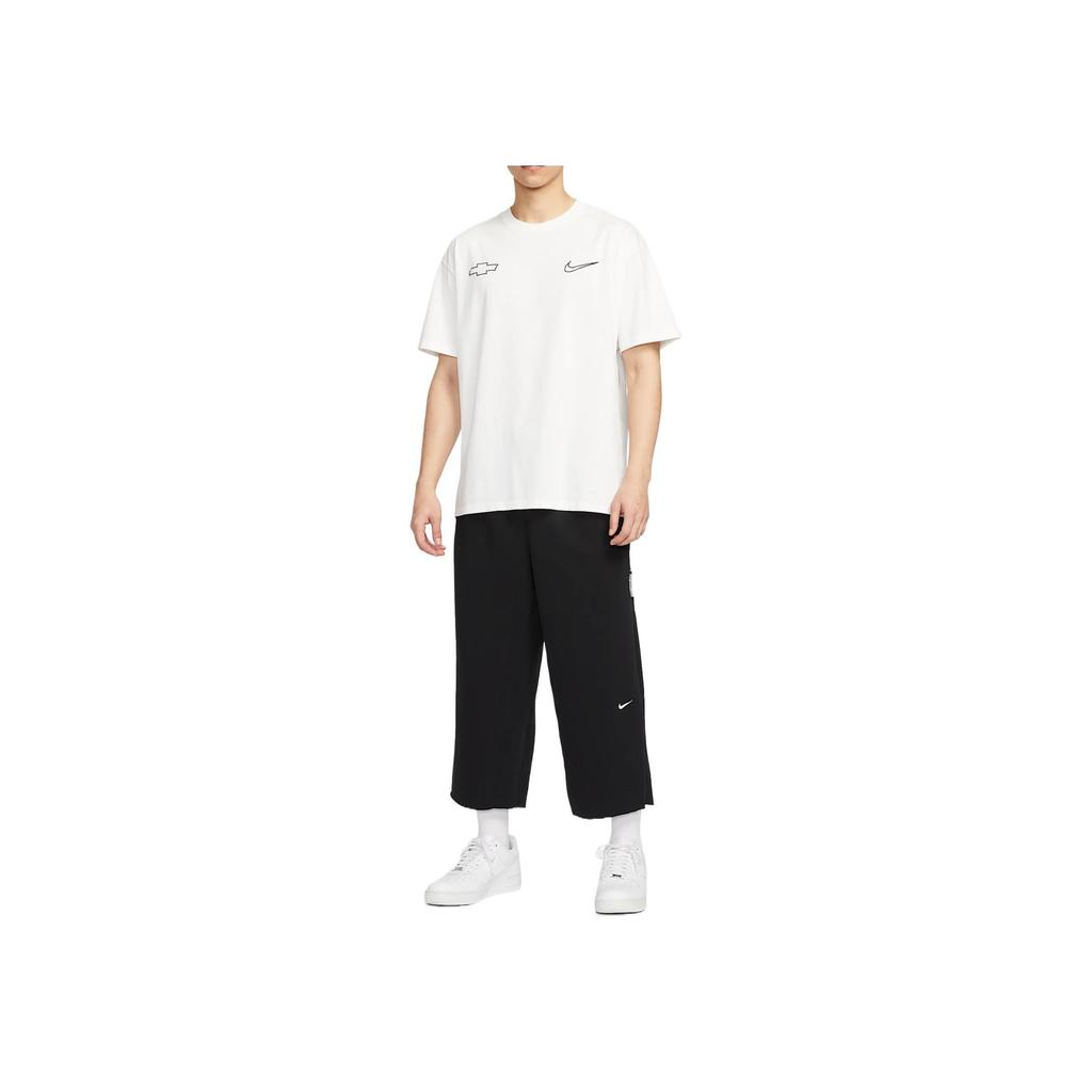 Nike Devin Booker Modă Confortabil Minimalist Trendy Tricou cu Mânecă Scurtă Bărbați Topuri Alb-Vânzător HV6691-133