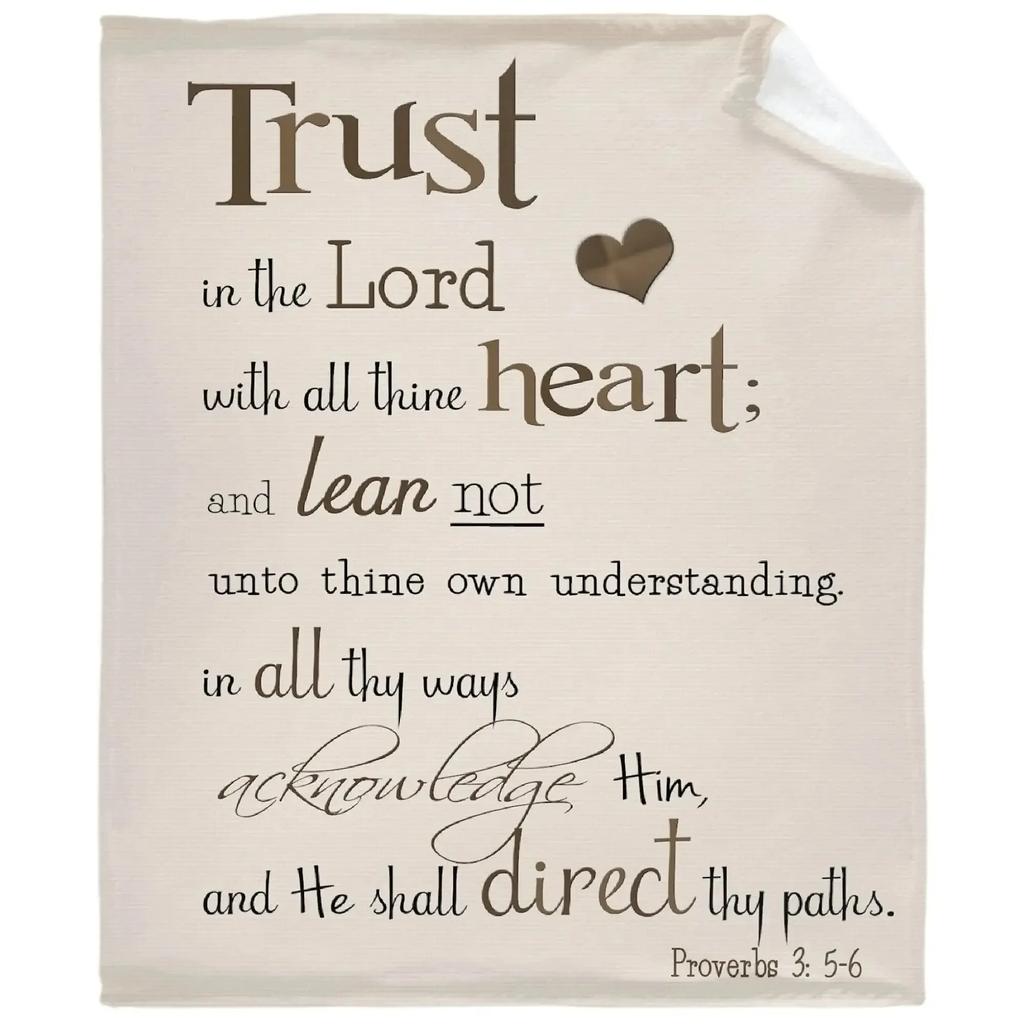 Bible Verse Blanket,Inspirational Prayer Religious Soft Flannel Throw Blanket Christian Gifts for Women Men for Sofa Couch Bed