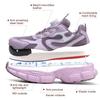 summer non-slip safety shoes for woman black work shoes with a steel toe lady work boots lightweight comfortable safety sneaker