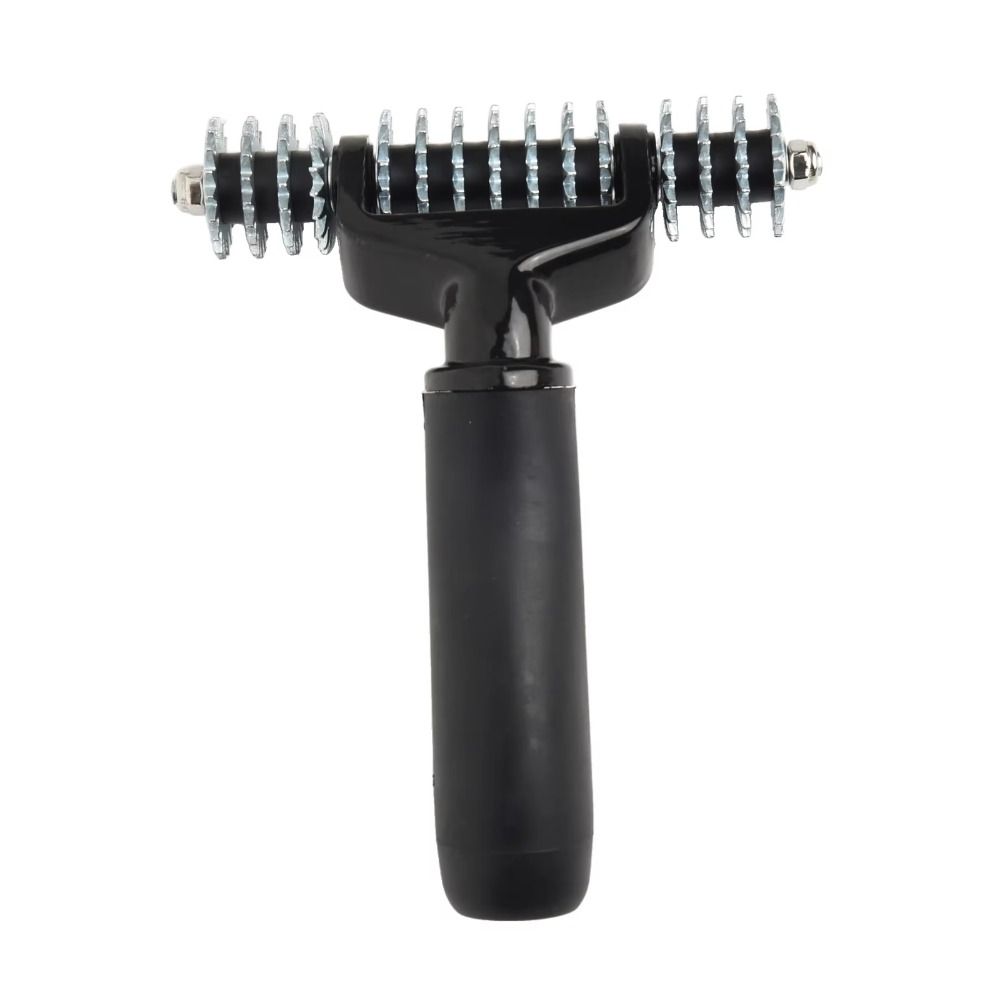 Ergonomic Non-Slip Grip Carpet Seam Roller Serrated Toothed Roller Partial Carpet Repair