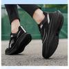 Men's Running Shoes Breathable Mesh Lace-up Athletic Sneakers Lightweight Cushioning Sports Footwear