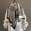 180*65 Thick Warm Winter Scarf Design Print Women Cashmere Pashmina Shawl Lady Wrap Scarves Knitted Men Foulard Blanket