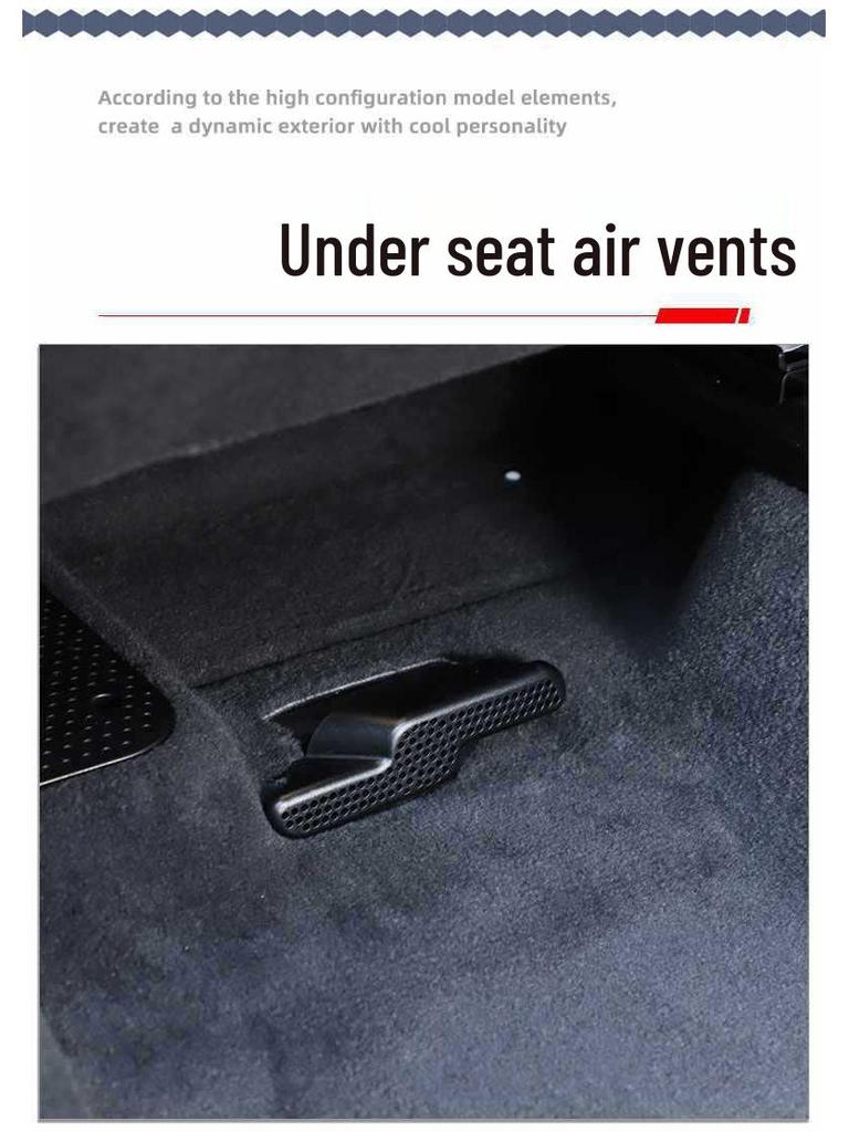 Under-Seat Air Vent Anti-Clogging Protector for 23-25 BMW X1/X2