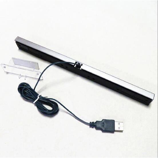 New USB TV Wired Remote Sensor Bar for Wii Console Receiver Inductor