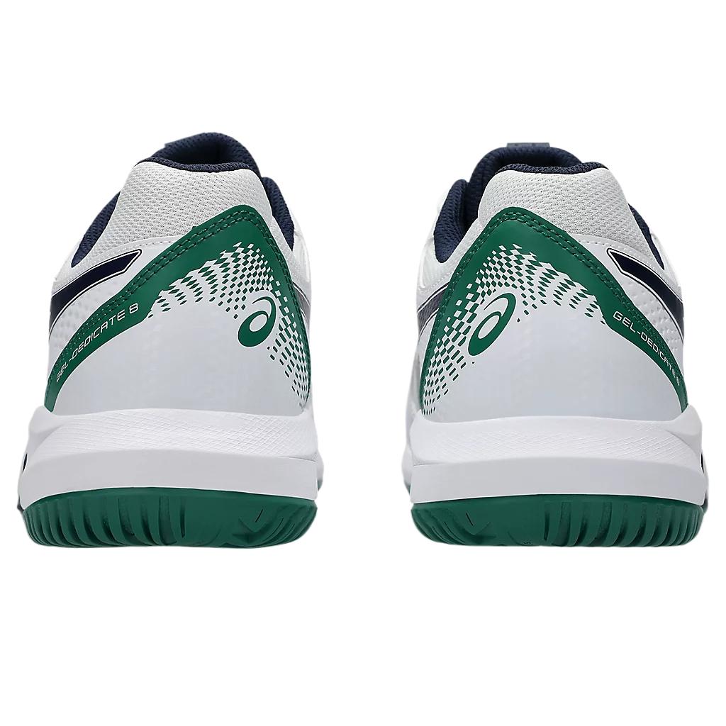 Asics Gel Dedicate 8 Low top Tennis Shoes Men's White Sneakers 1041A410-105