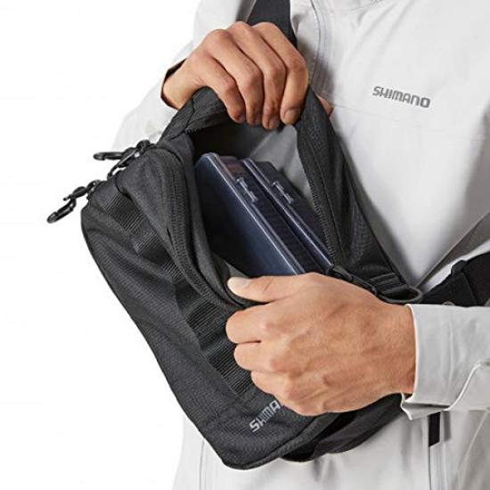 SHIMANO Sling Shoulder Bag Black M BS-025T