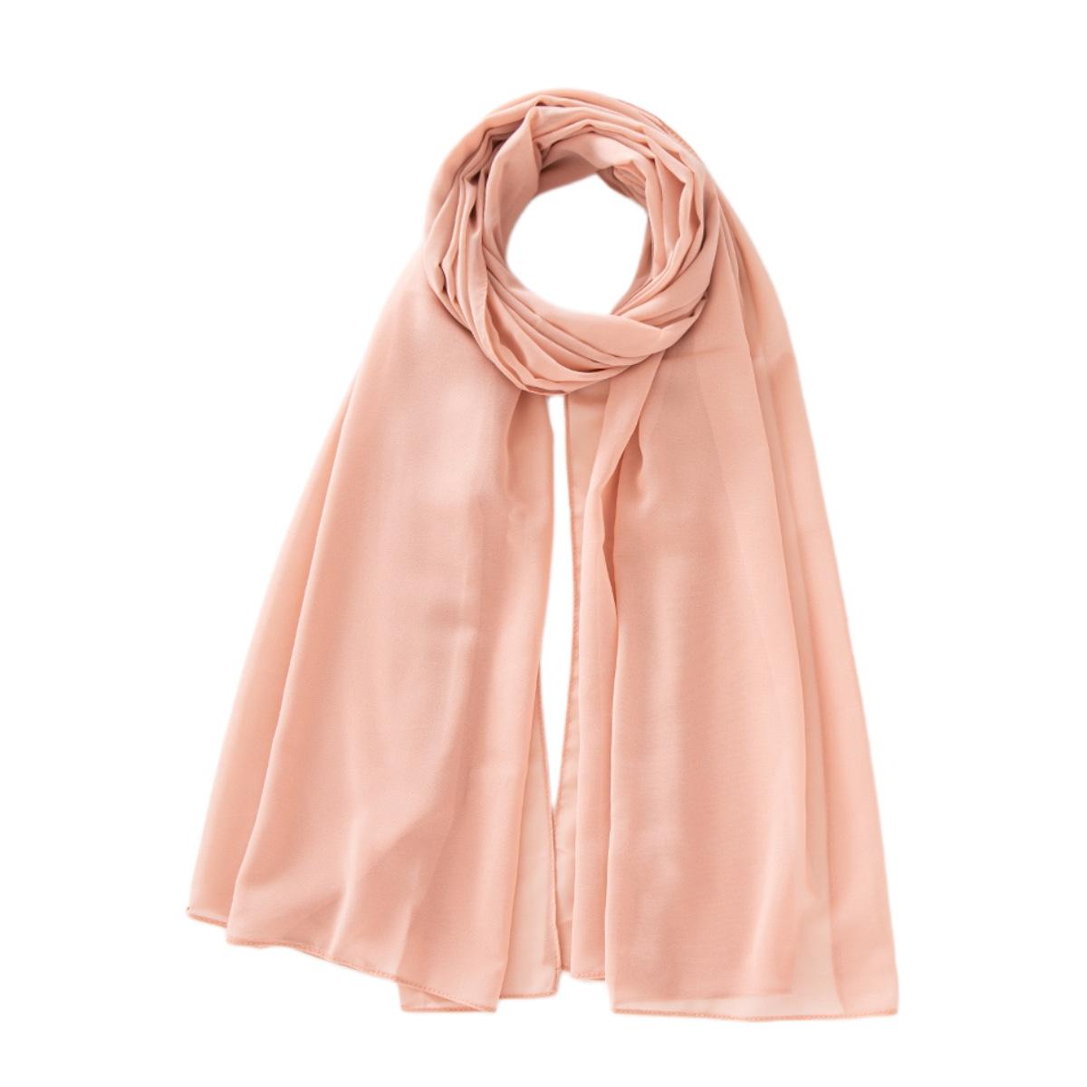 

Muslim Chiffon Hijab Scarf Women Long Solid Color Head Wrap for Women Hijabs Scarves Ladies Muslim Veil Jersey Hijabs
