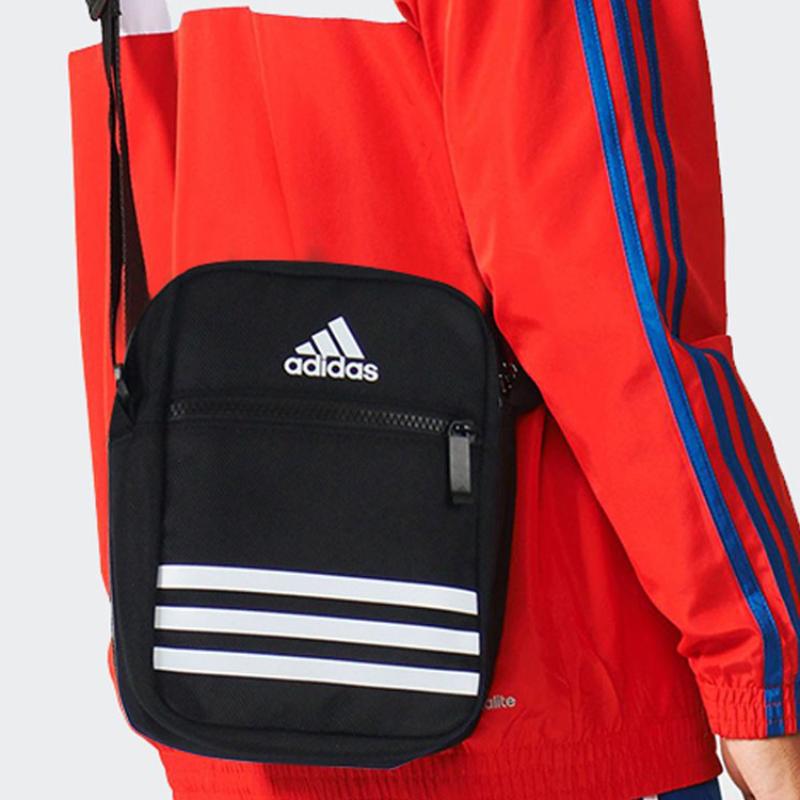 adidas Polyester Shoulder Bag Unisex Black Adidas DZ9239