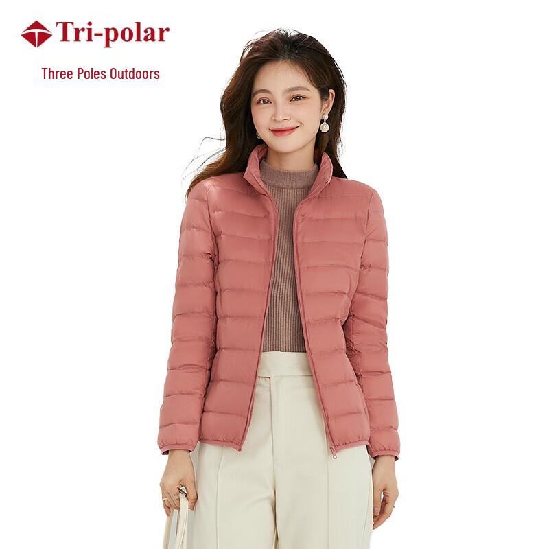 Tri-polar Women's Lightweight Stand Collar Down Jacket TP8533