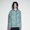 Peulloswe Grunge Green Check Shirt