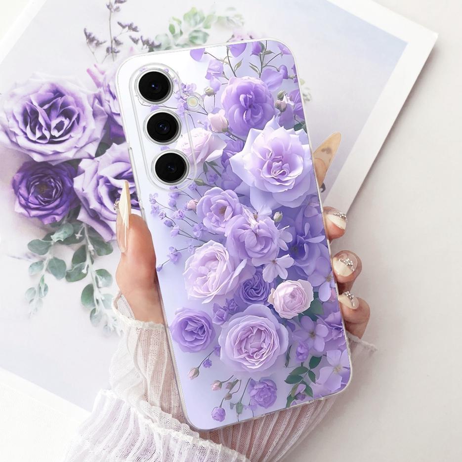 For Samsung Galaxy S24 FE Case S24 Plus Cute Lion Fashion Painted Cover Soft Silicone Case For Samsung S24 Ultra S 24 S24+ Shell