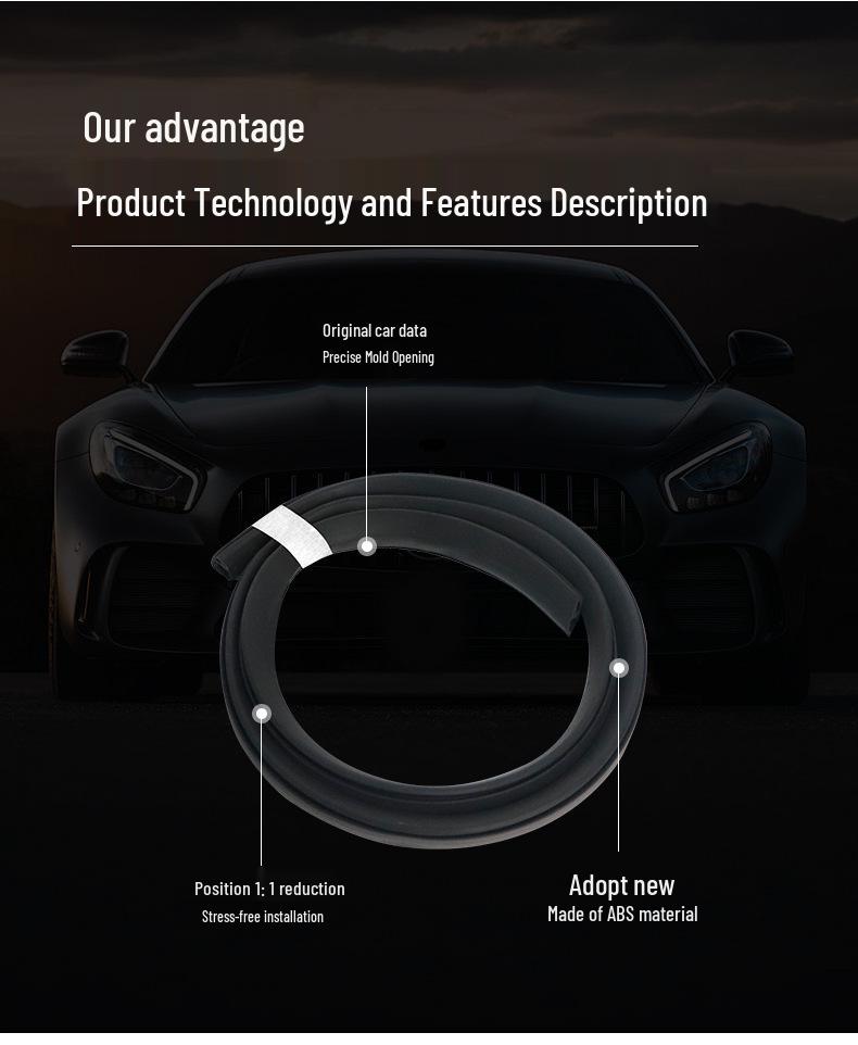 BMW X5 E70 Hood Seal Strip for Rear Engine Cover & Cabin Waterproofing (Part 51237161345)