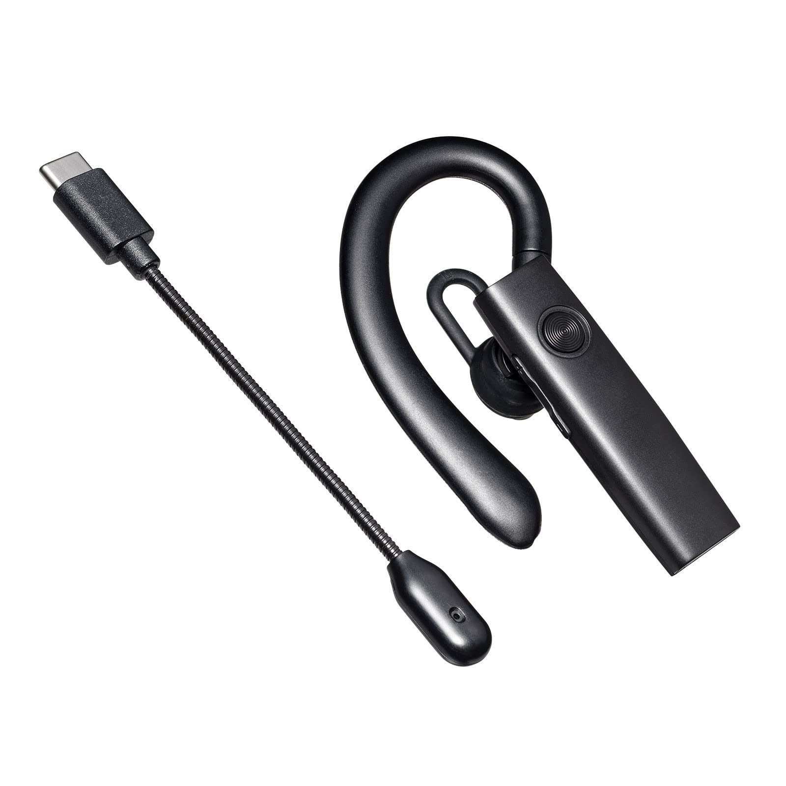 

Sanwa Supply Bluetooth Headset (with external microphone) MM-BTMH61BK Black Free