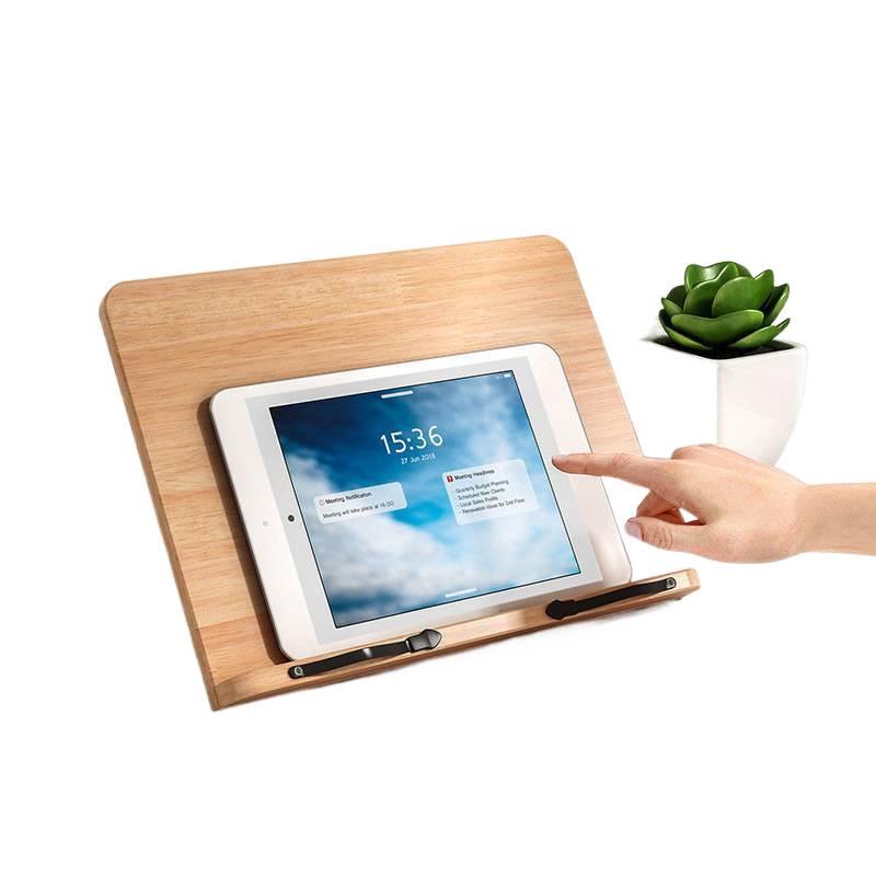 Wooden Book Holder & Reading Stand for Adults and Children