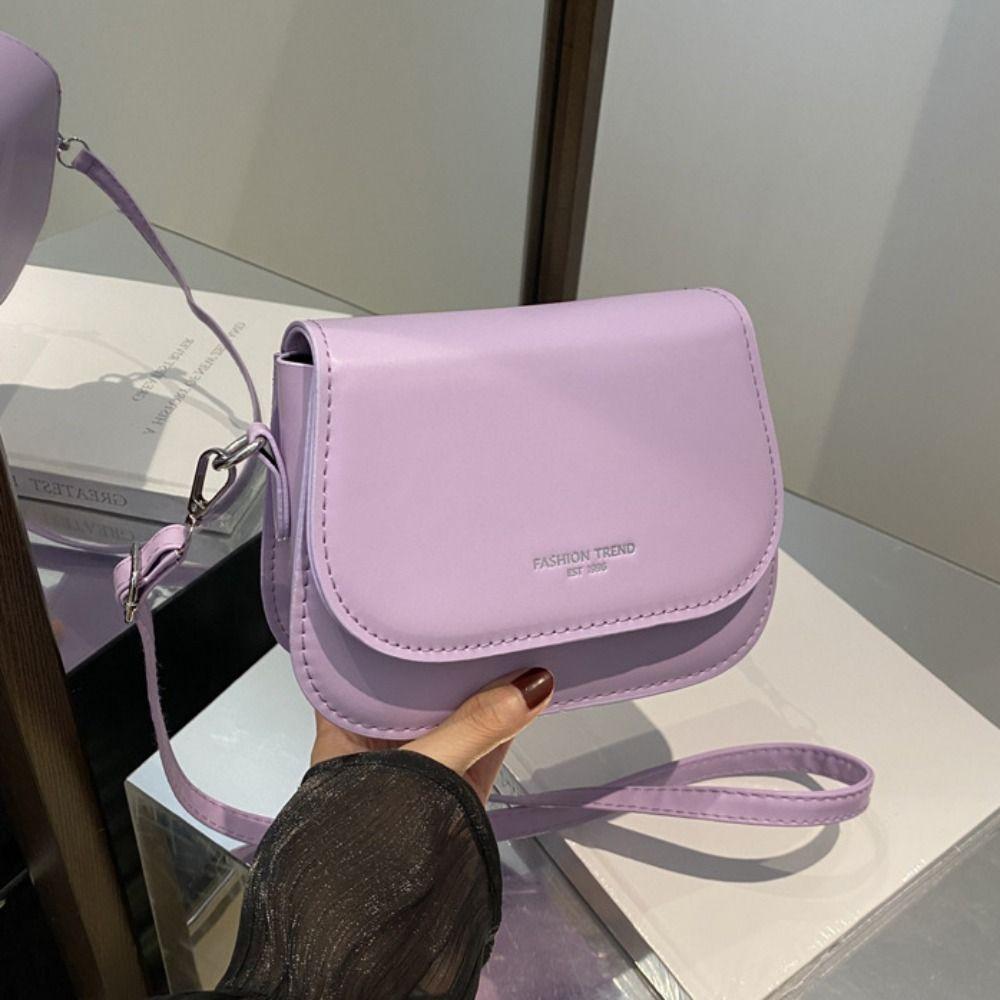 Multifunctional Square Shoulder Bag Solid Color Leisure Travel Bag Ladies/Girls