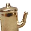1/12 Dollhouse Mini Coffee Pot Kitchen Appliance Simulation Teapot Miniature Tea Kettle Model for
