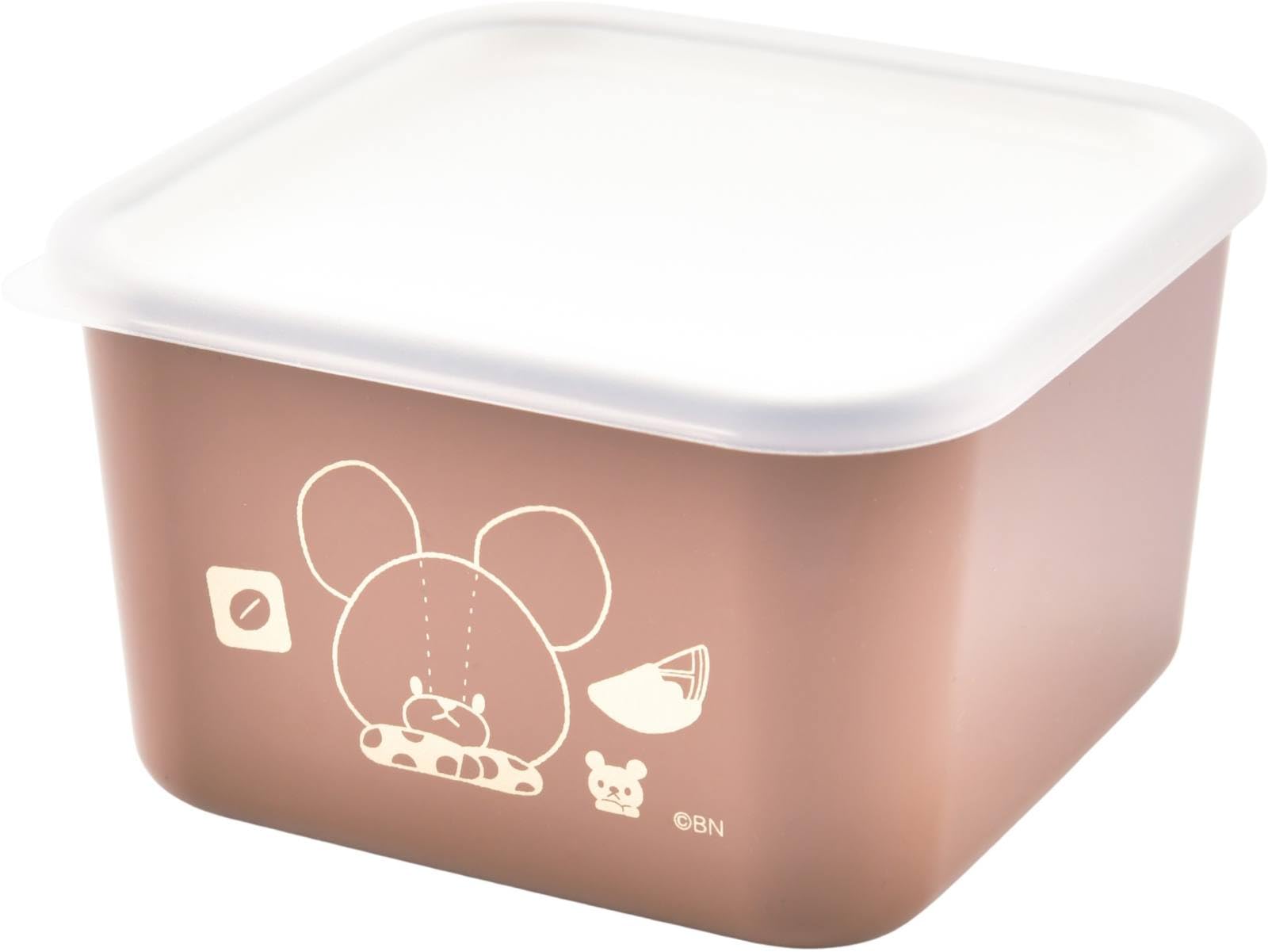 YAXEL Хранение Школьная Площадь Хранение Сделано в Контейнер Шоколад Контейнер Медведей 600 мл Япония Джеки 4390₽