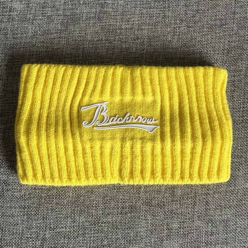 Thick Woolen Print Sport Headband - Unisex Tennis, Basketball, Badminton, Running Hairband in Korean Style