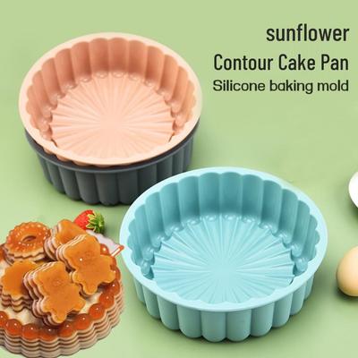 Silicone Sunflower & Horseshoe Cake Mold - DIY Baking Tool