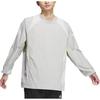 adidas Futsal Woven Top Loose Fit Crew Neck Long Sleeve Sweatshirt Men Tops Light-Gray JI8746