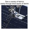 Mini Portable Sewing Machine Electric Household Crafting Mending Overlock with Presser Foot Pedal/Switch Control New