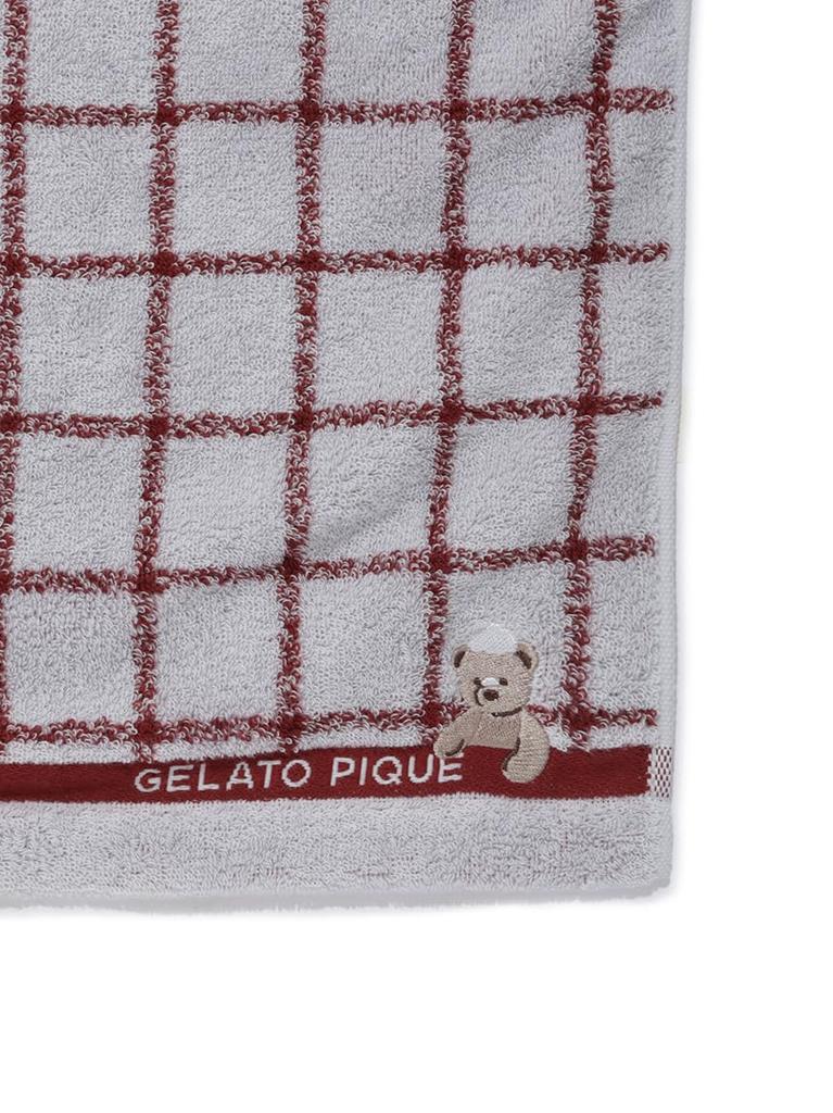 Gelato Pique Bear Bath Towel PWGG254554REDF