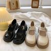Women's Korean Retro Pearl Loafers – White, Summer 2025, Versatile Shallow Mouth, College Style, Thick Sole, Round Toe, Mary Jane Shoes.