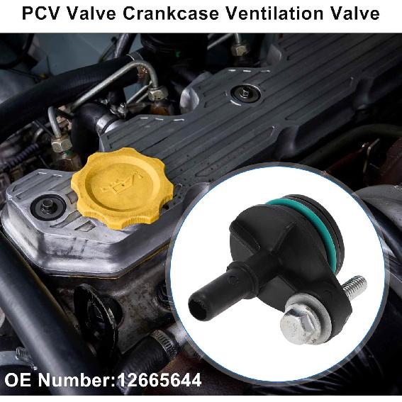 

No.12665644 PCV Valve Exhaust Control Crankcase Ventilation Valve for Chevrolet Trax LS, LT 1.4L 2021-2022 for Chevrolet Equinox L, LS, LT
