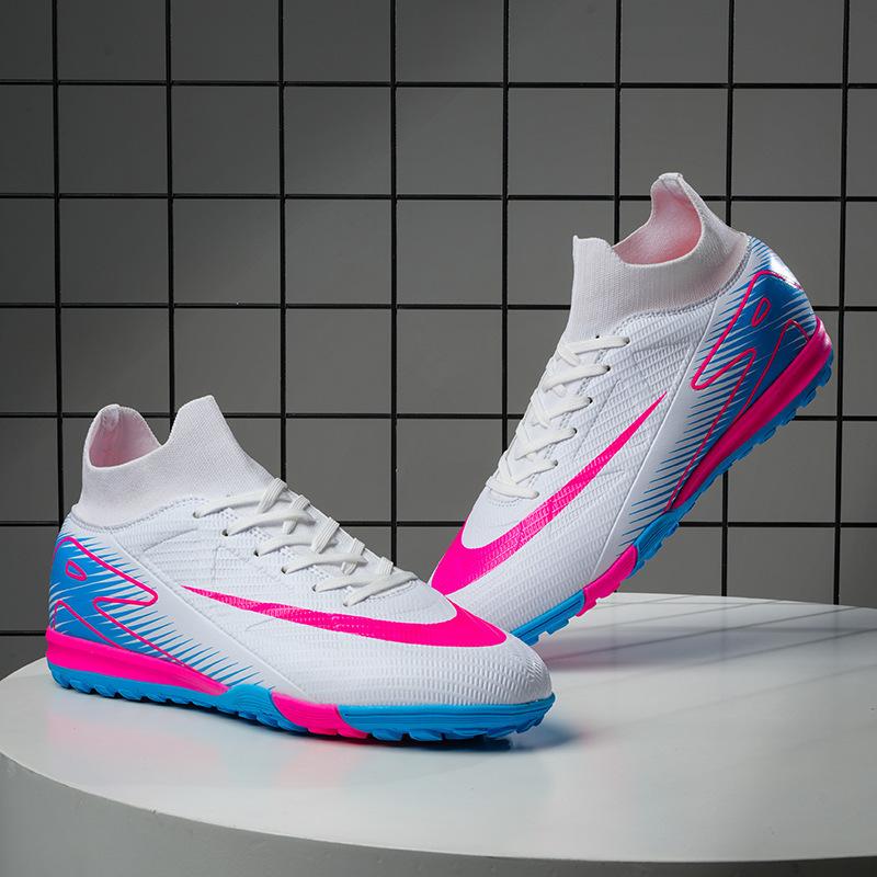 2025 Thorn 16 Soccer Shoes Boys High Top Teen Student Shattered Nail Ground Sneakers Girls