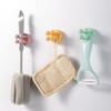 Sticky Hook No Punch with Four-Claw Design Hook Silicone Soft Claw Mold-Free Adhesive Hook for Bathroom And Desktop