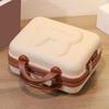 Cosmetic Suitcase Cute Bunny Pattern Portable Handle Combination Lock Zipper Large Capacity Travel Toiletry Makeup Code Case Travelling