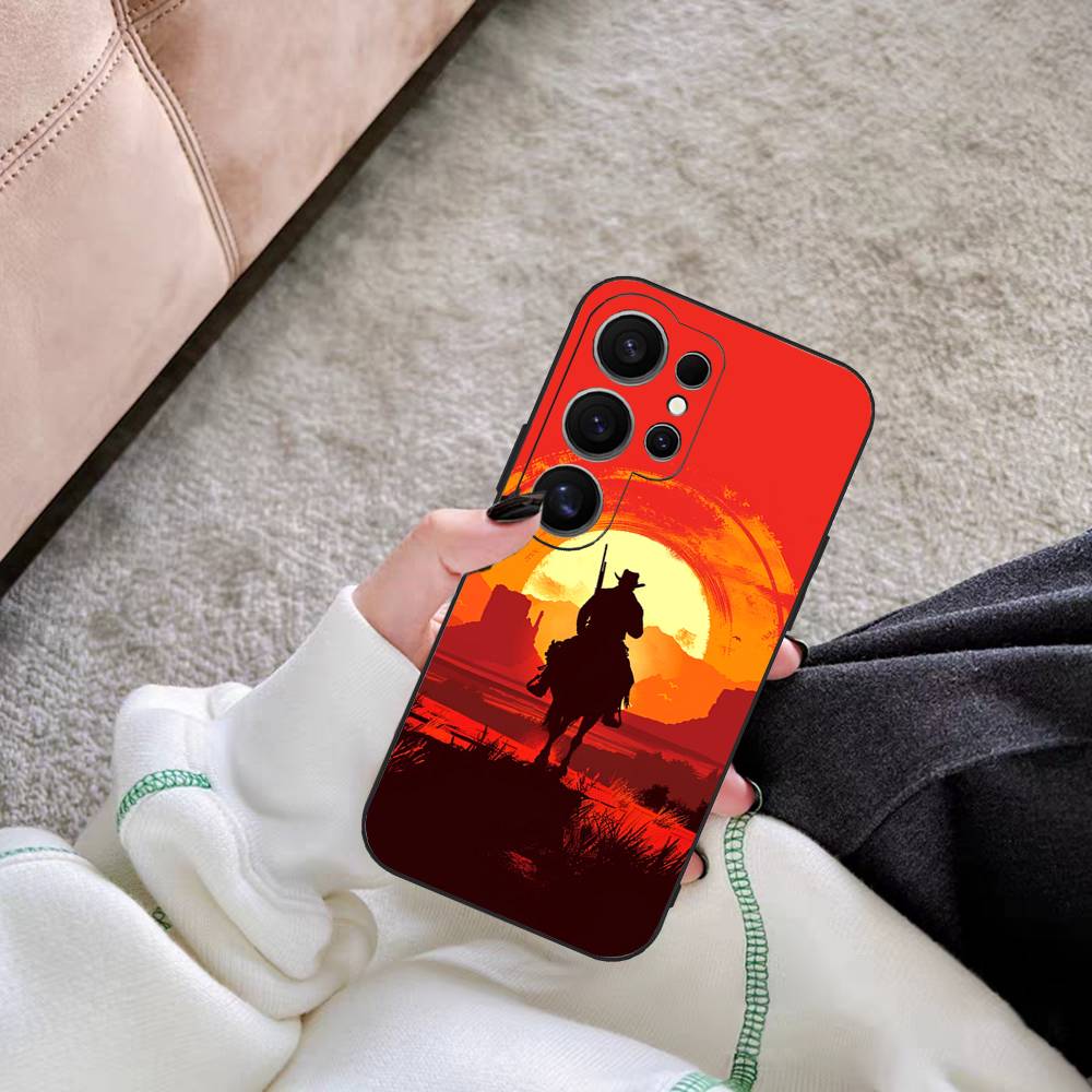 

Red Dead Redemption RDR 2 Phone Case For Samsung S 24 fe 25 Ultra plus 20 lite 21 30 22 23 24 22 Ultra 5G Fundas Samsung S30 plus 5G
