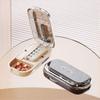 2025 Upgraded Pillbox Precision Pill Cutter, 1 Split Into 2, 1 Split Into 4, Multifunctional Medicine Cutter, Medicine Box