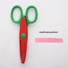 Minimalistic Lace Scissors Wavy Pattern Small Round Head Children Special Student Art Tool Stationery Scissor For Scrapbooking